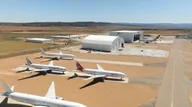 Airbus A380 dismantling hangar