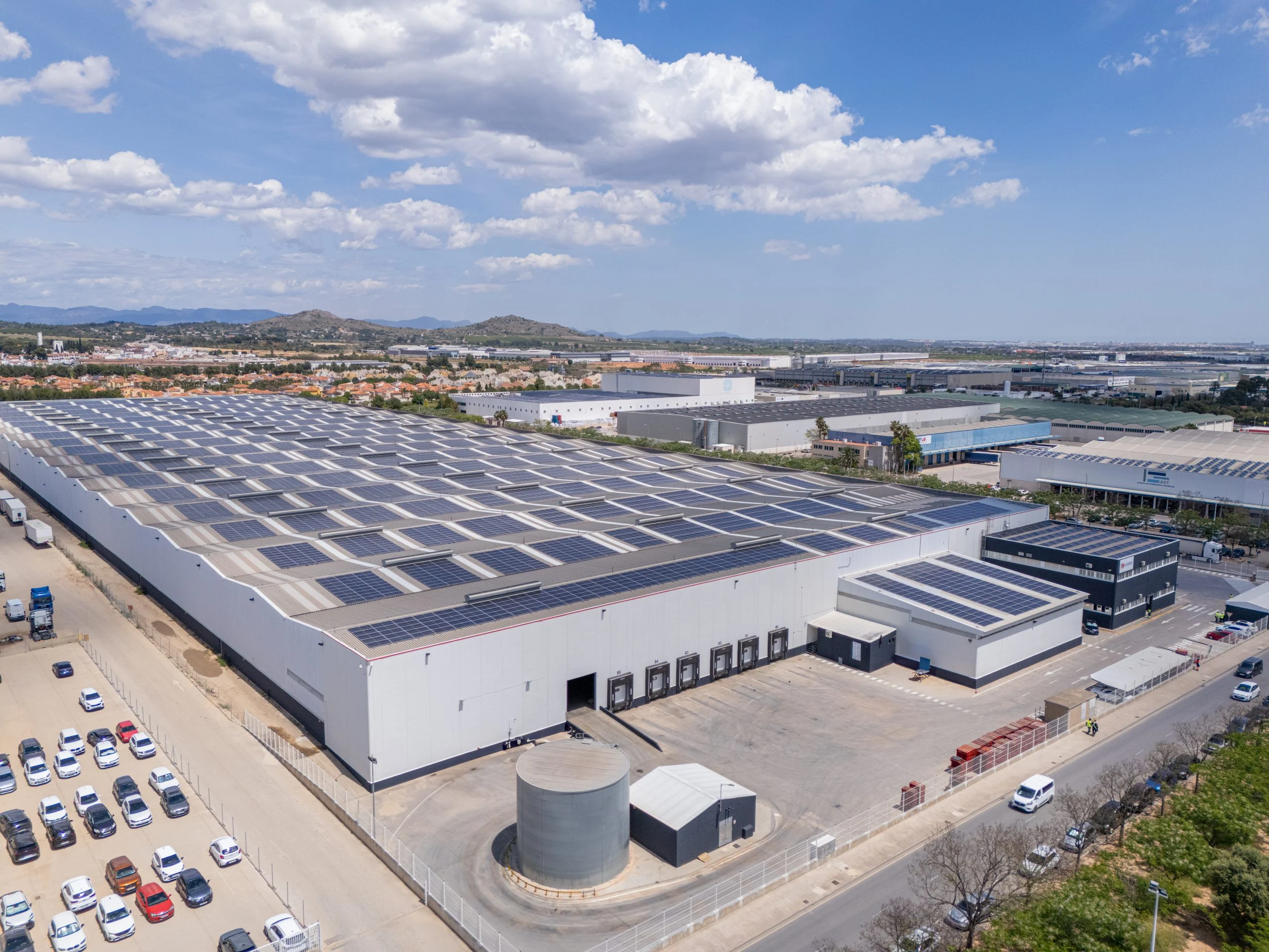 Industrial aerial photo