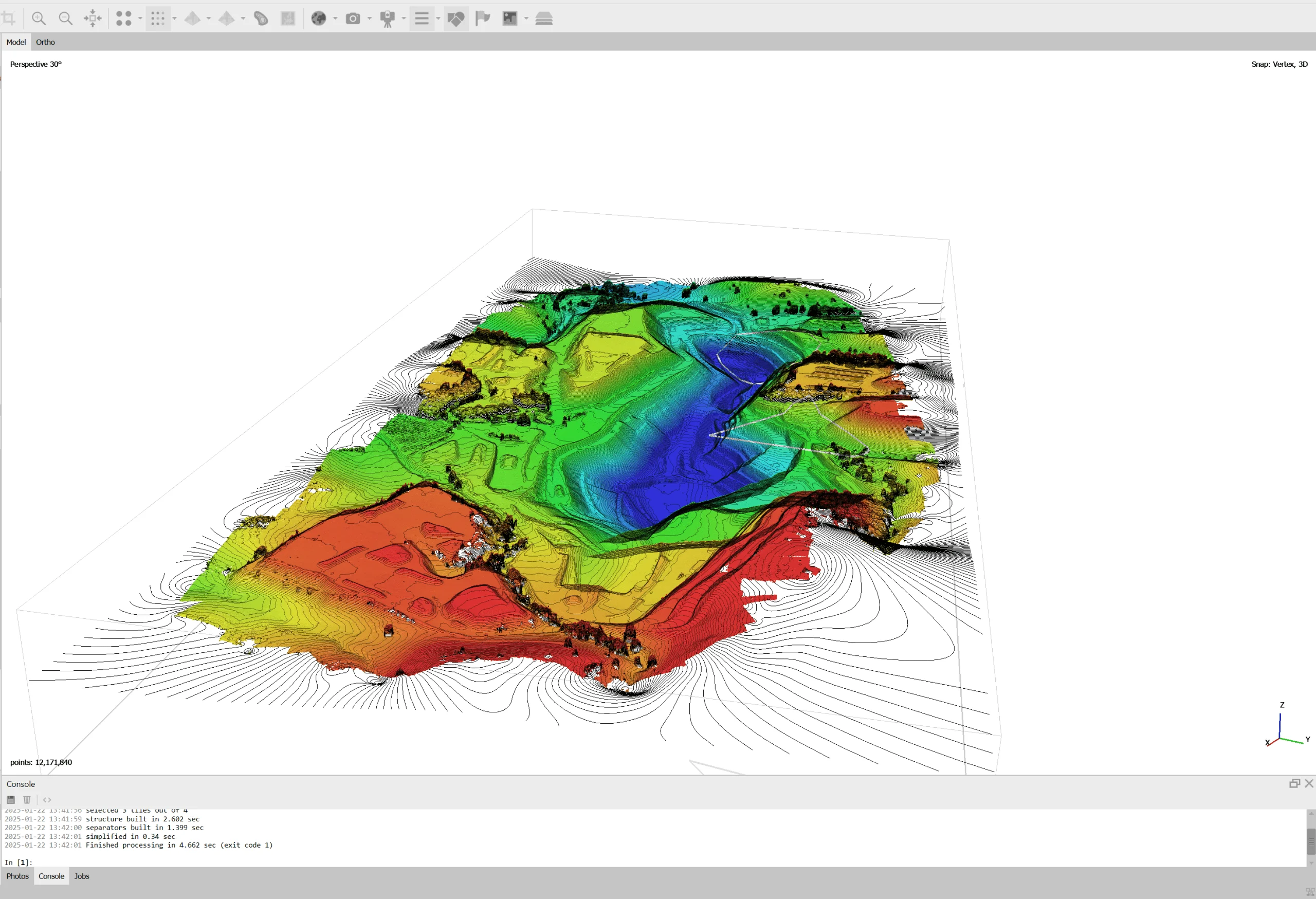Quarry Volume Measurement with Drone Photogrammetry, image 1