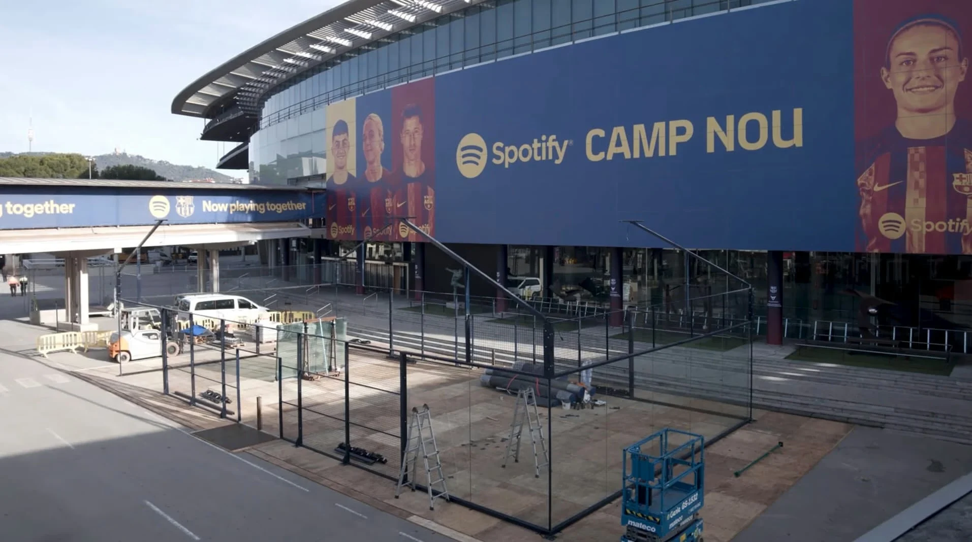 Time-lapse of the works at Spotify Camp Nou, Barcelona