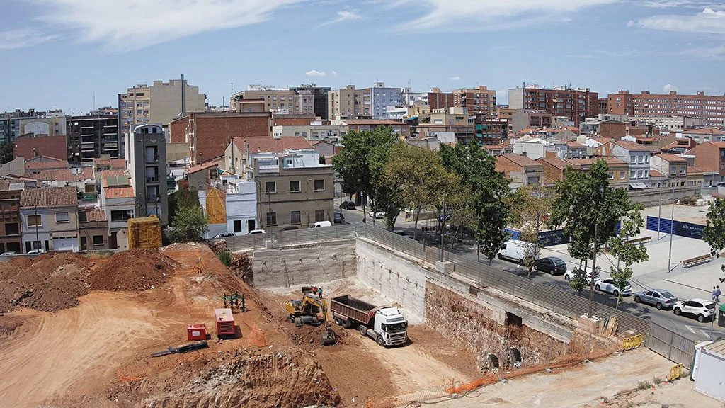 construction time-lapse Sabadell before