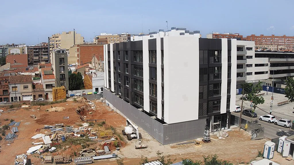 construction time-lapse Sabadell after