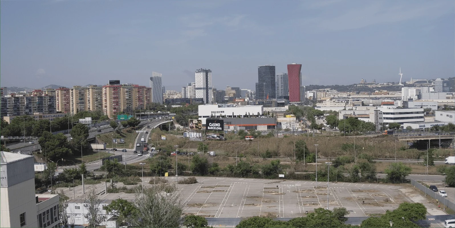 construction time-lapse Barcelona before