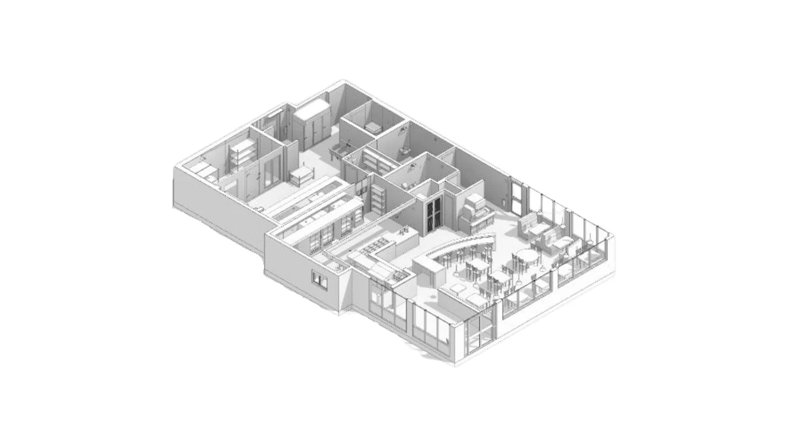 Scan to BIM with a 3D laser scanner, BIM model bim model