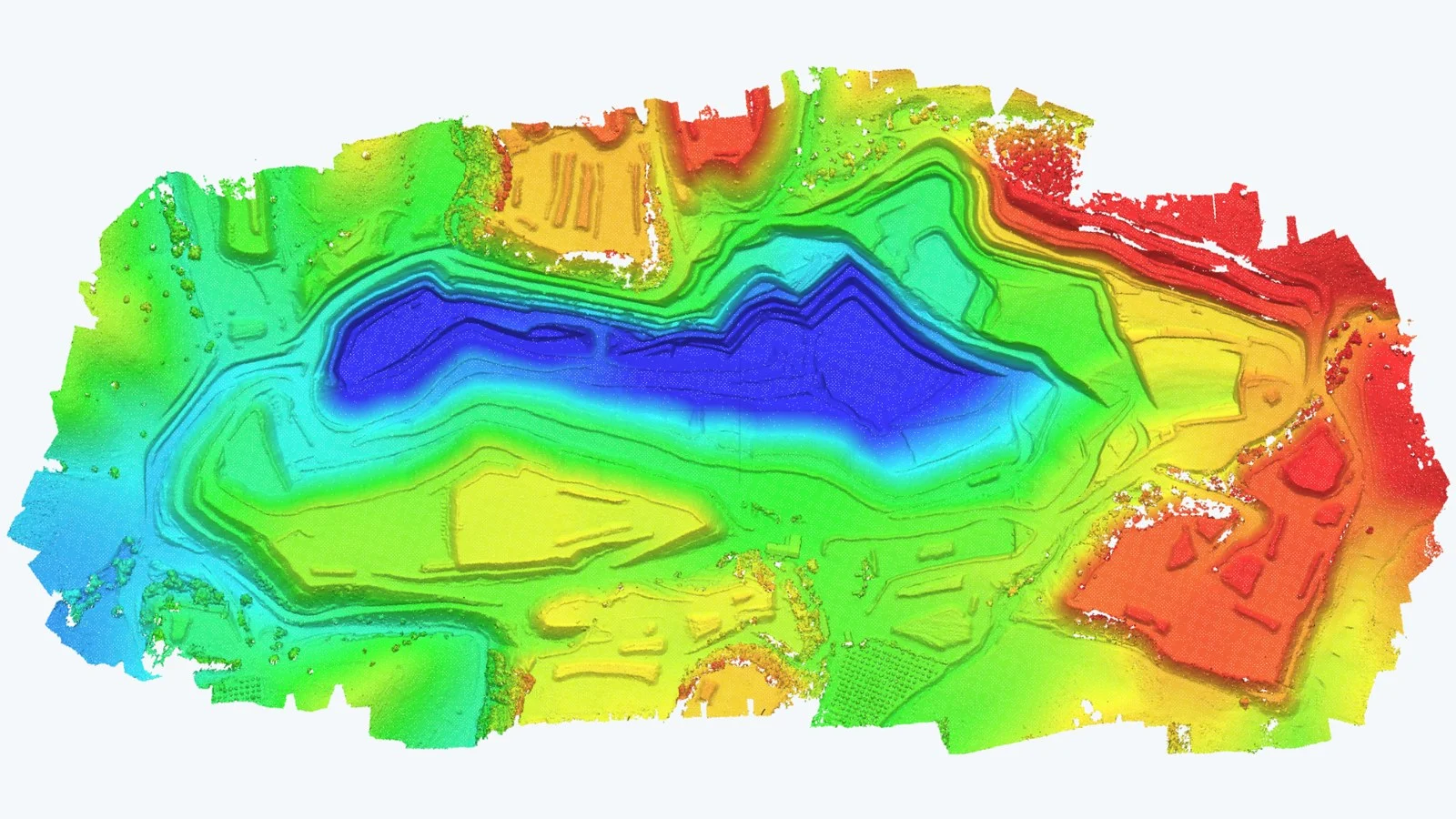 Drone photogrammetry, 3D model elevation model