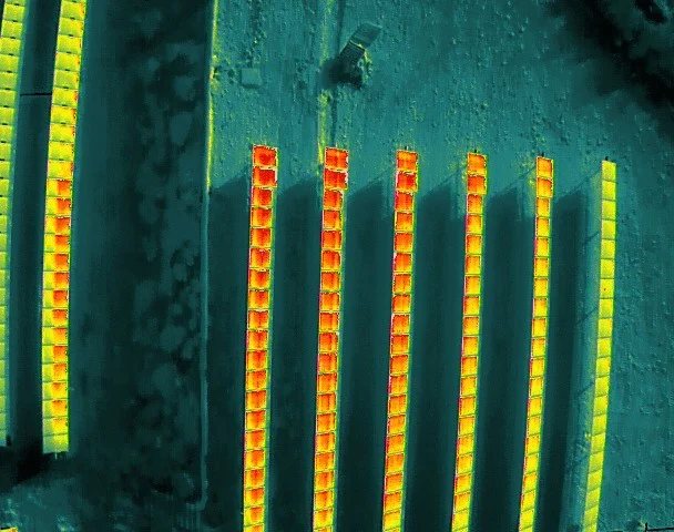 drone thermography photovoltaic plant thermal