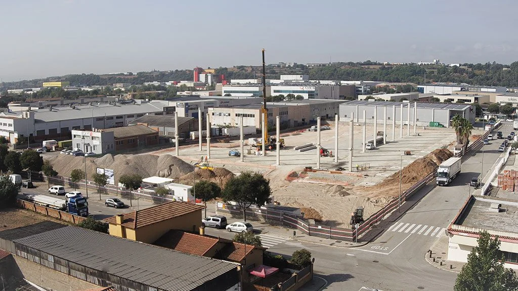 construction time-lapse Granollers before