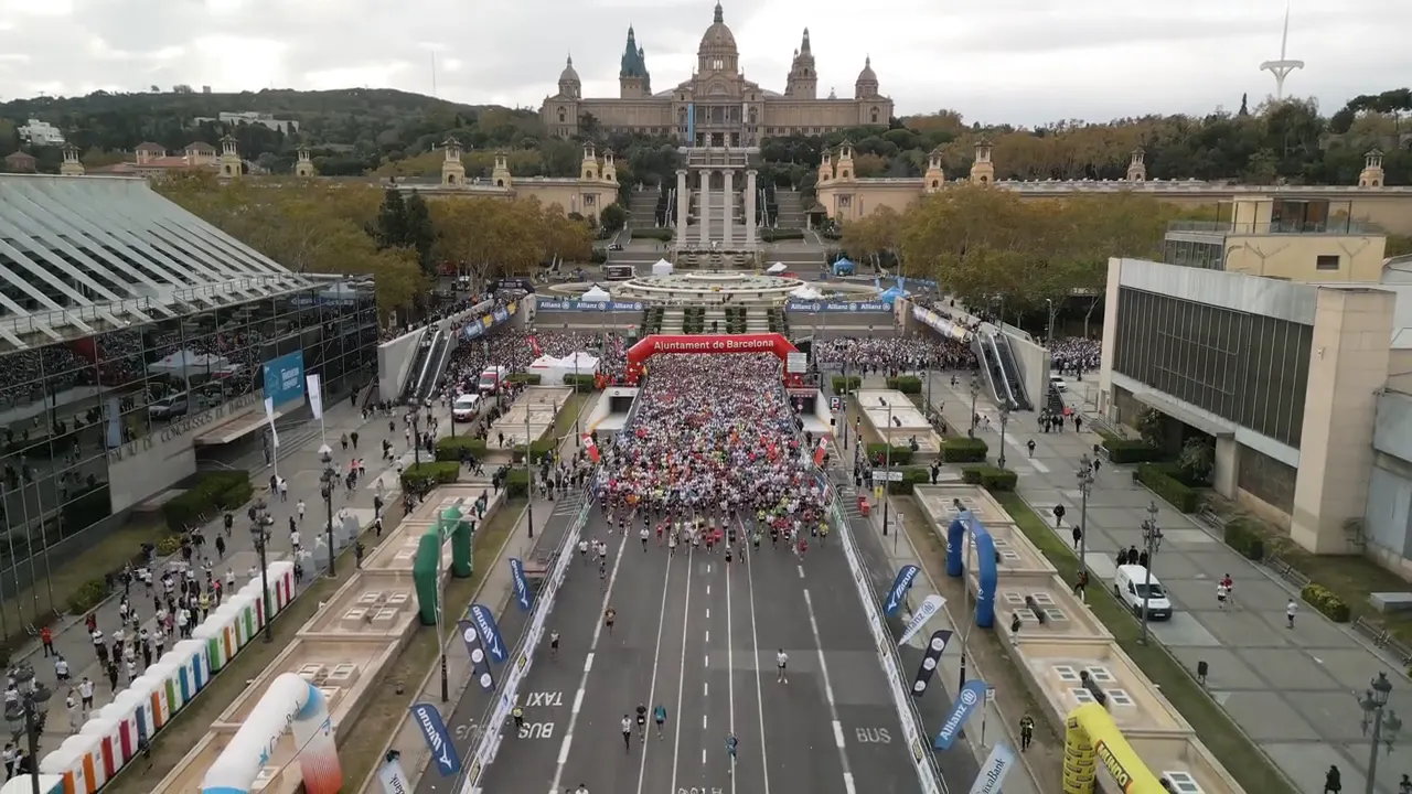 Filming of the Jean Bouin race