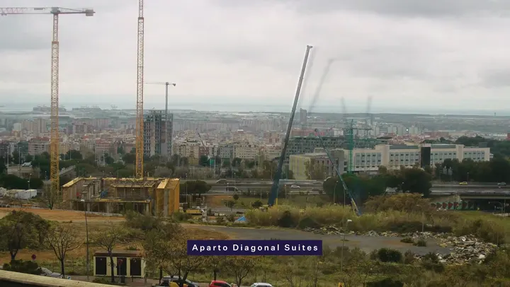 Porta Diagonal construction progress monitoring