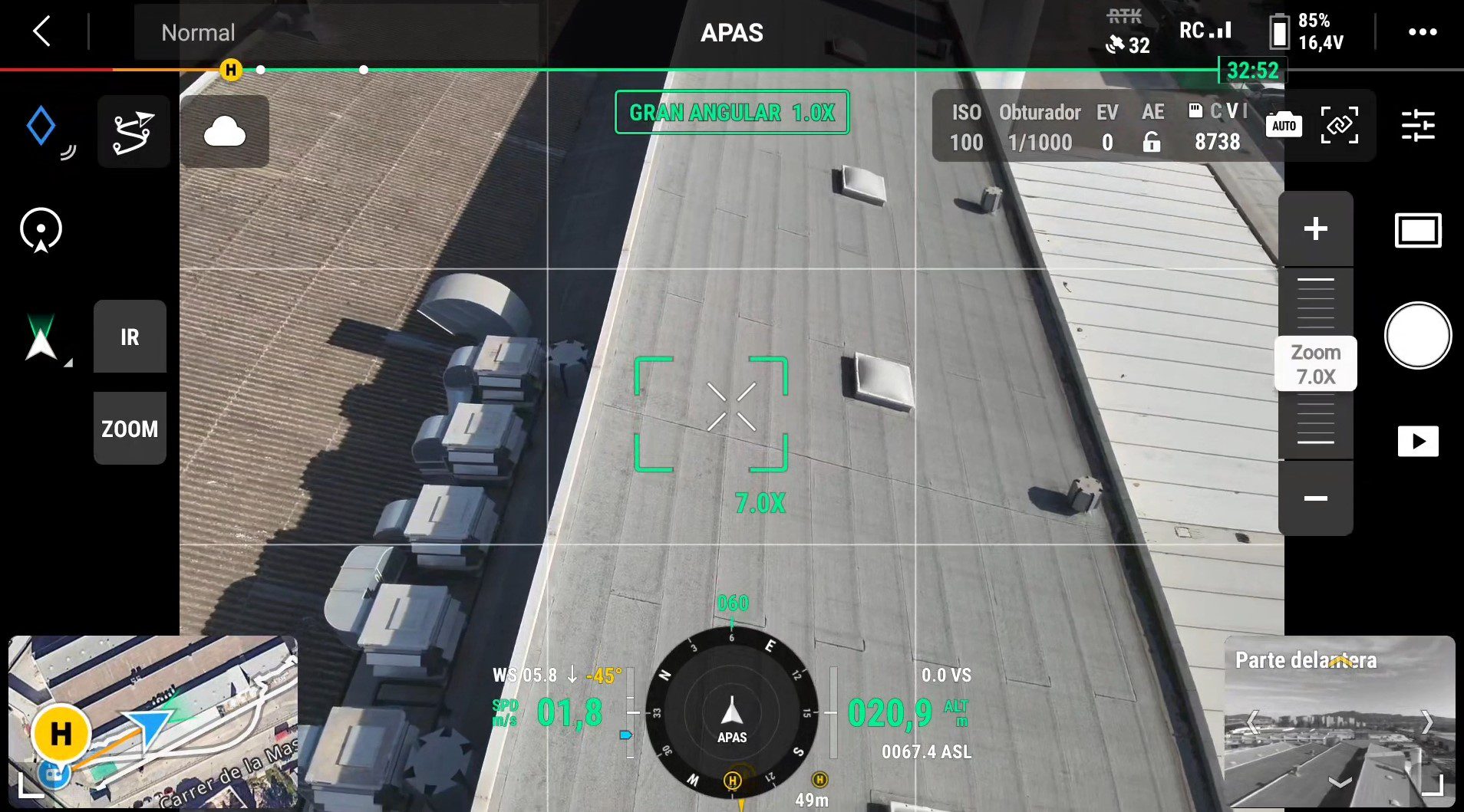 fotograma inspección aérea edificio droneit
