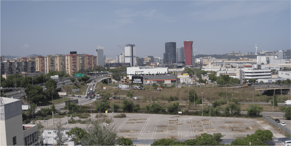 Imagen comparativa de proyecto Timelapse de obra de nueva sede SEM