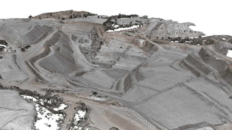 Medición volumétrica fotogrametría-Droneit