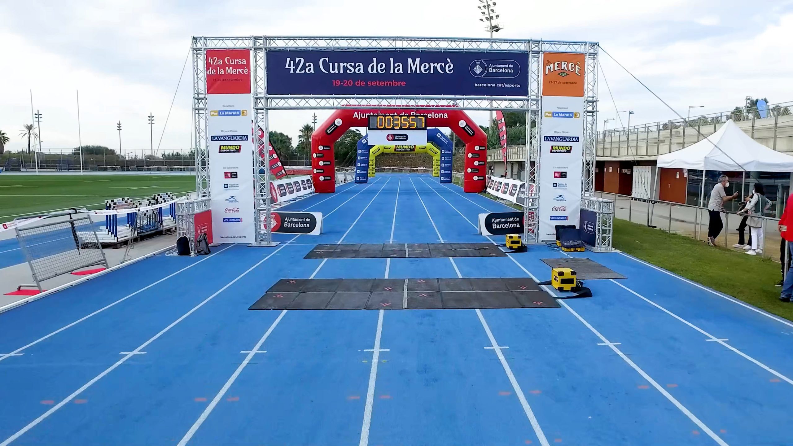 Filmación evento Cursa de la Mercé Barcelona - Droneit