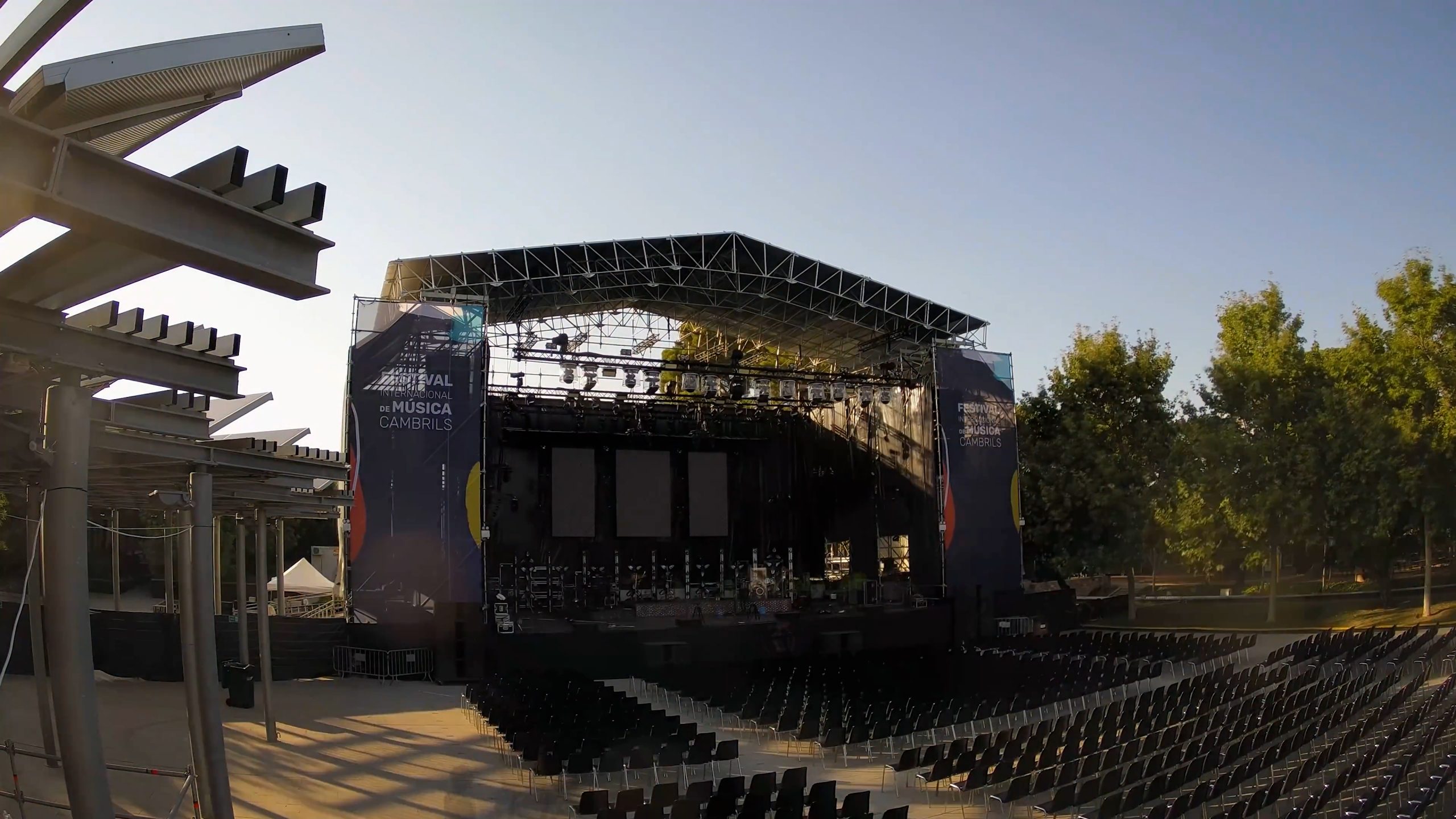 Filmación evento Festival Cambrils - Droneit